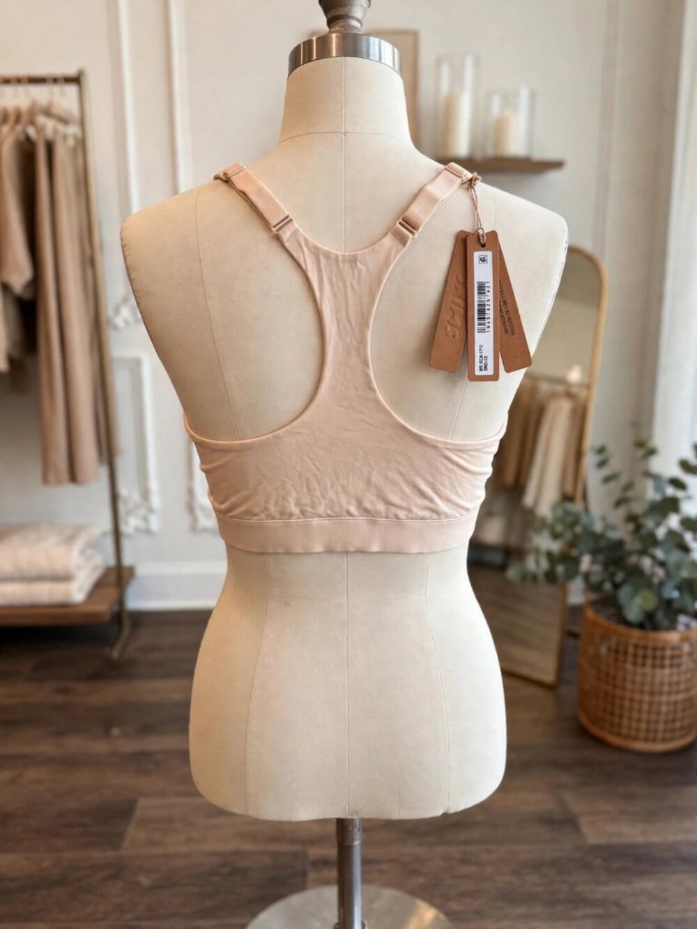 SKIMS Racerback Bralette Sand Nude Size 3X NWT
